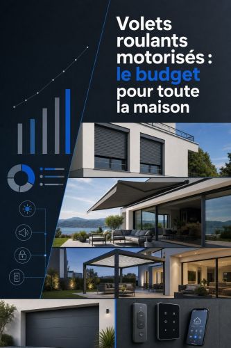 Volets roulants motorisés : le budget pour toute la maison